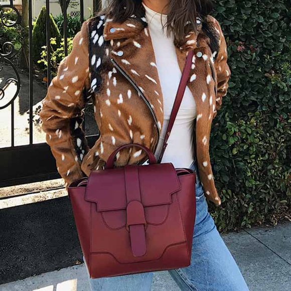 Senreve Handbags - Senreve Mini Maestra : 4 Ways Backpack, Crossbody, Satchel, Tote